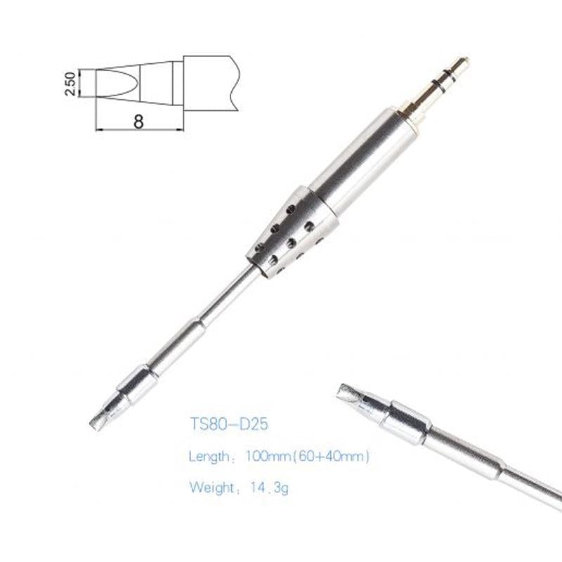 Soldering Tip D25 For TS80 Soldering Iron - The Pi Hut