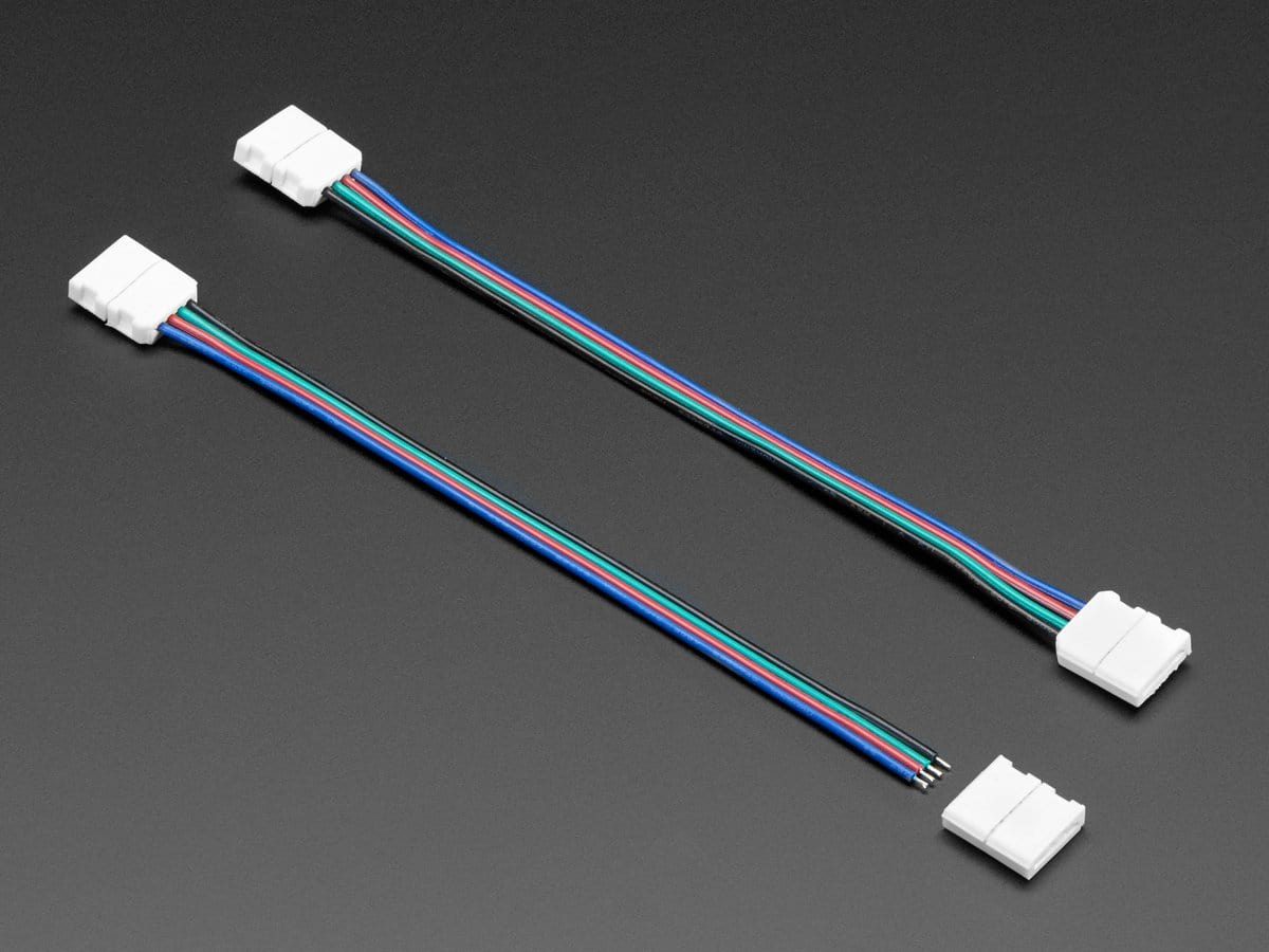 Solderless DotStar and Analog RGB LED Strip Clip Sampler - The Pi Hut