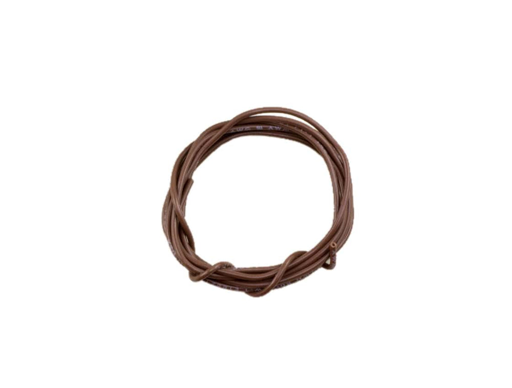 Solid Core Wire 22 AWG (Brown) - 1m