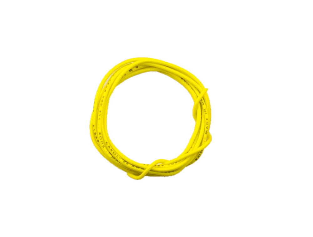 Solid Core Wire 22 AWG (Yellow) - 1m