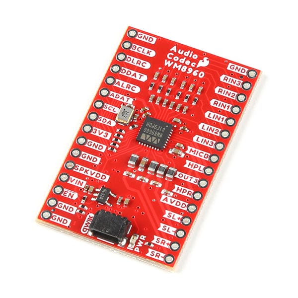 SparkFun Audio Codec Breakout - WM8960 (Qwiic) - The Pi Hut