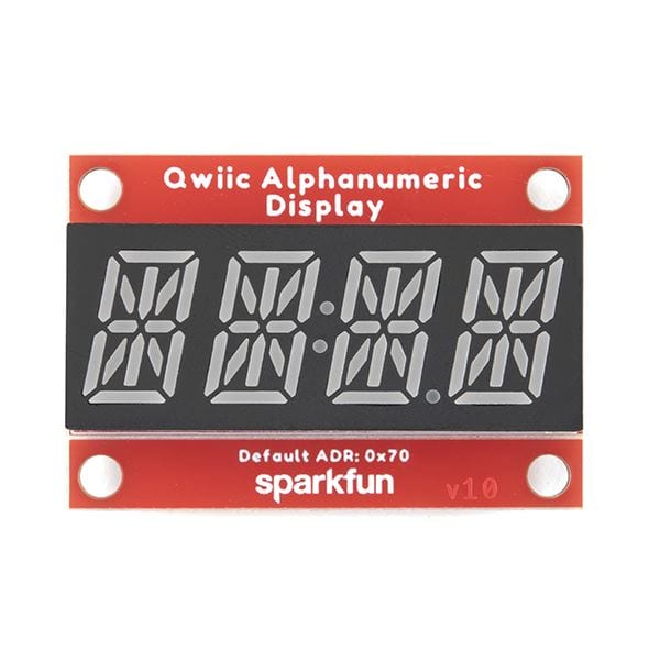 SparkFun Qwiic Alphanumeric Display - Blue - The Pi Hut
