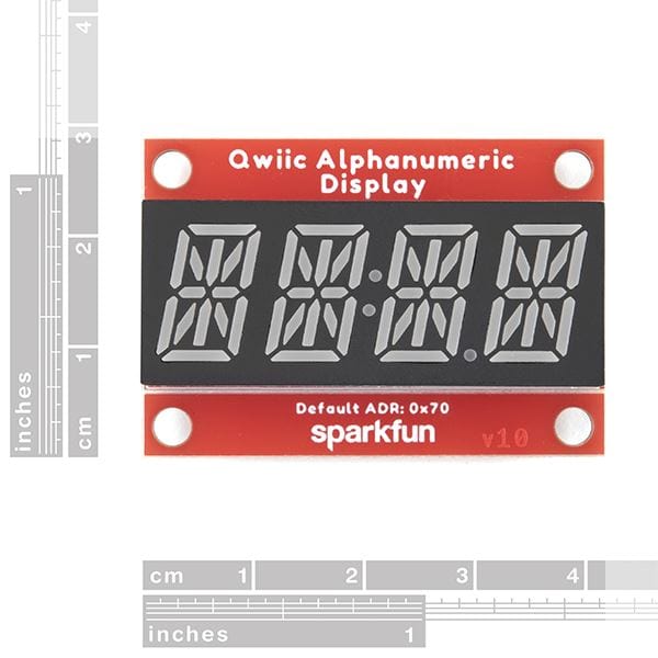 SparkFun Qwiic Alphanumeric Display - Green - The Pi Hut