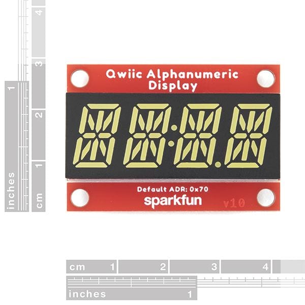 SparkFun Qwiic Alphanumeric Display - White - The Pi Hut