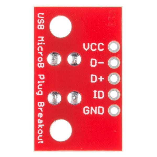 SparkFun USB MicroB Plug Breakout - The Pi Hut