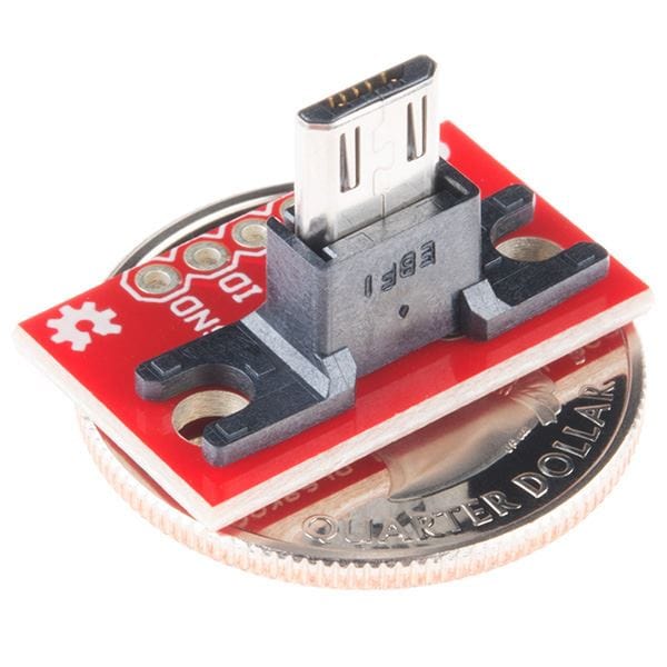 SparkFun USB MicroB Plug Breakout - The Pi Hut