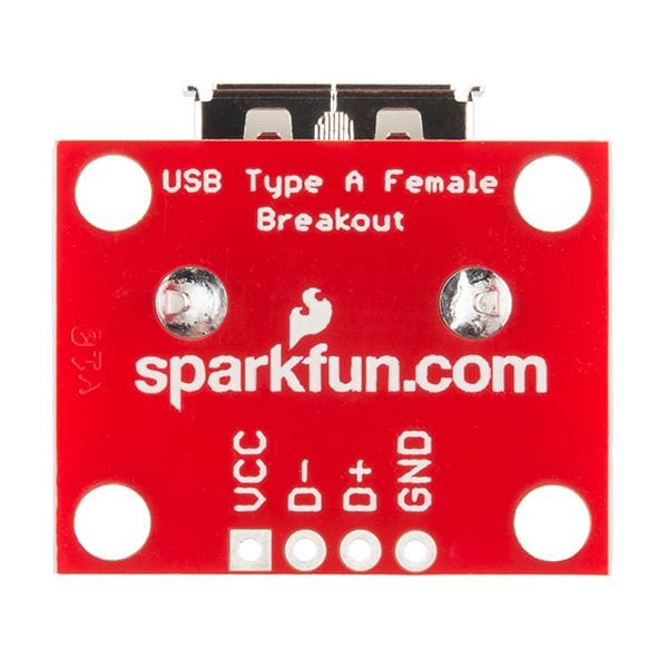 SparkFun USB Type A Female Breakout - The Pi Hut