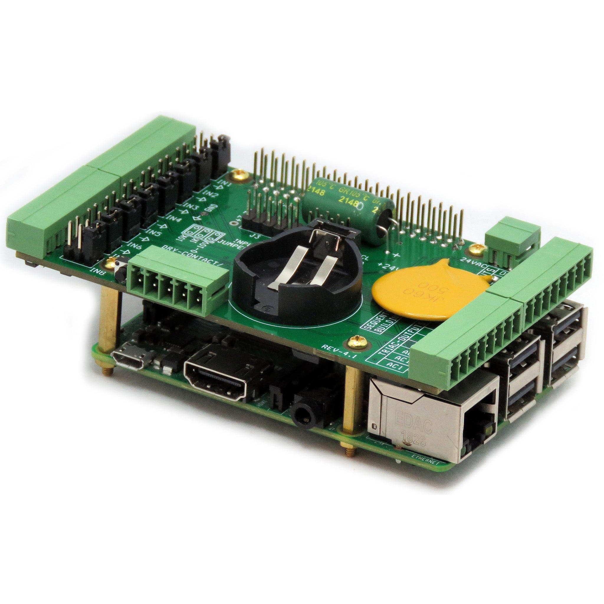 Stackable Building Automation Card for Raspberry Pi - The Pi Hut