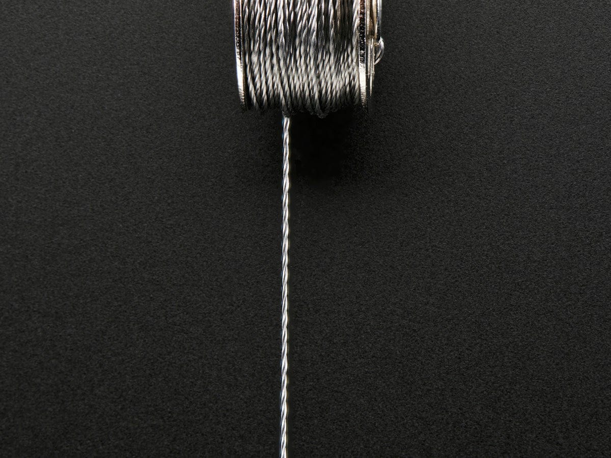 Stainless Medium Conductive Thread - 3 ply - 18 meter/60 ft - The Pi Hut