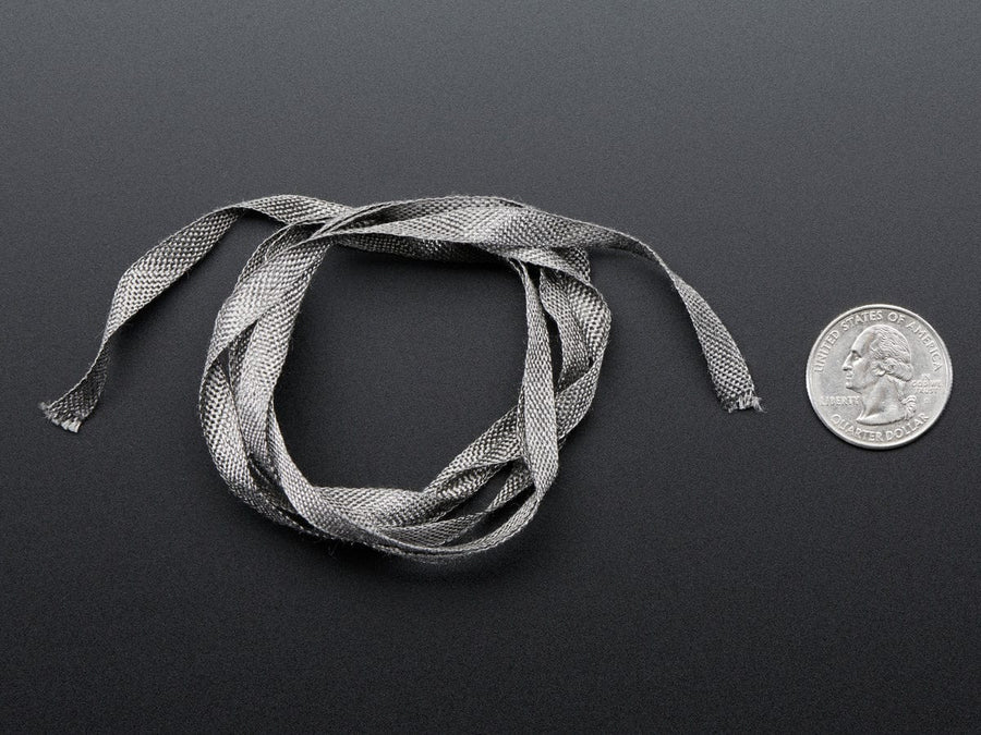 Stainless Steel Conductive Ribbon - 5mm wide 1 meter long | The Pi Hut