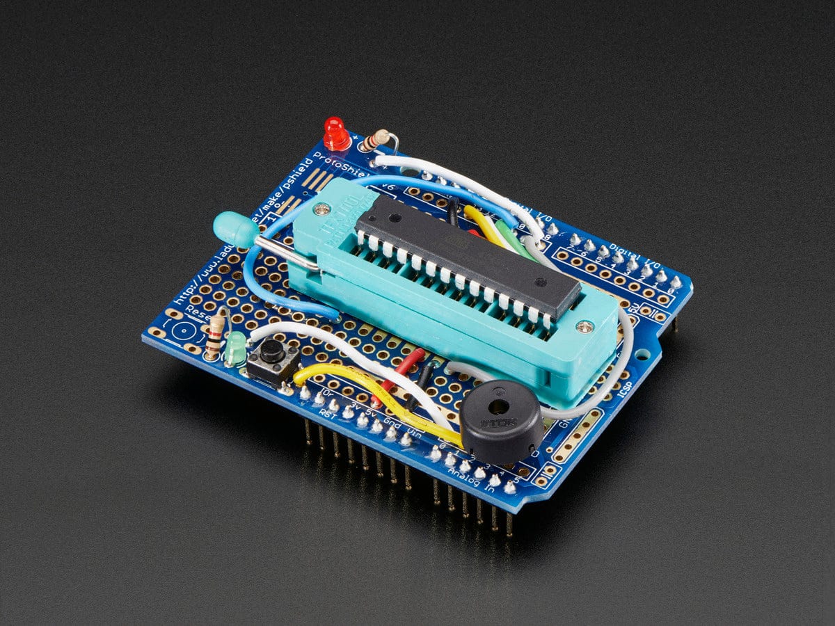 Standalone AVR ISP Programmer Shield Kit - includes blank chip! - The Pi Hut