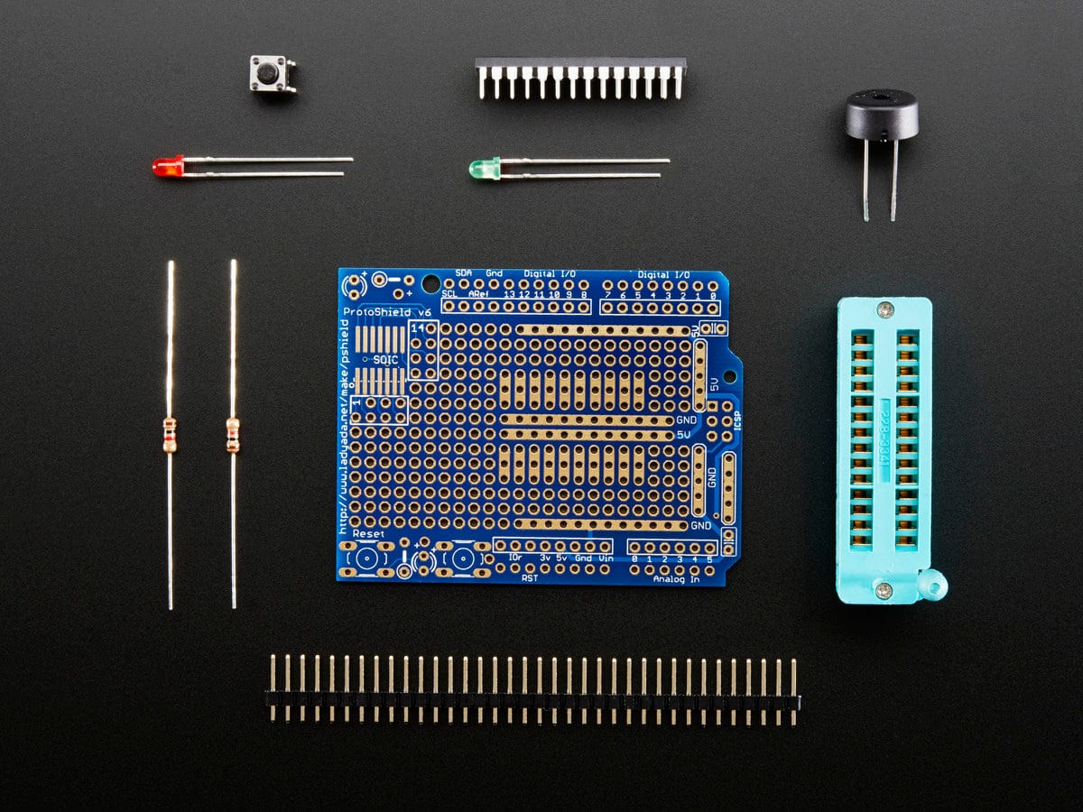 Standalone AVR ISP Programmer Shield Kit - includes blank chip! - The Pi Hut