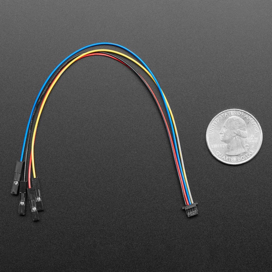 STEMMA QT / Qwiic JST SH 4-Pin Cable - 400mm Long - CRCibernética - Foto 7