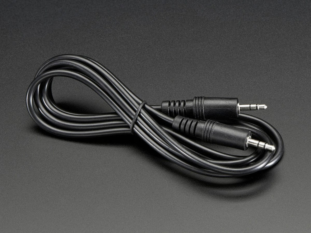 Stereo 3.5mm Plug/Plug Audio Cable - 6 feet - The Pi Hut