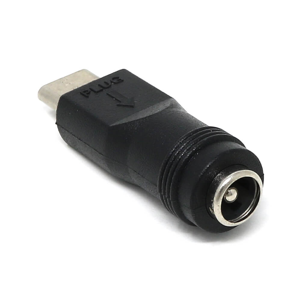 Cable Adaptador USB Tipo C a Jack Barrel 5.5x2.1mm hembra - ELECTROART