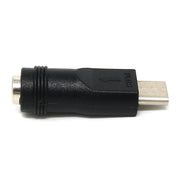 Straight USB-C to 2.1mm Barrel Jack Adapter - The Pi Hut