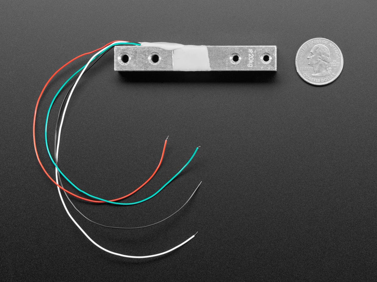 Strain Gauge Load Cell - 4 Wires - 20Kg - The Pi Hut