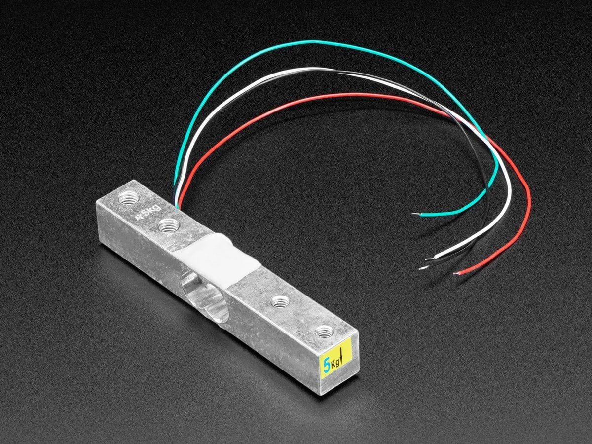 Strain Gauge Load Cell - 4 Wires - 5Kg - The Pi Hut