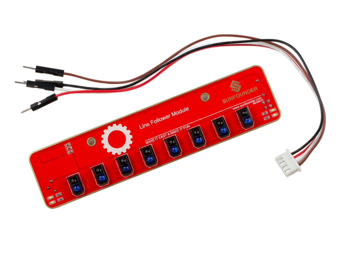 SunFounder i2c Line Follower - 8 Channel - The Pi Hut