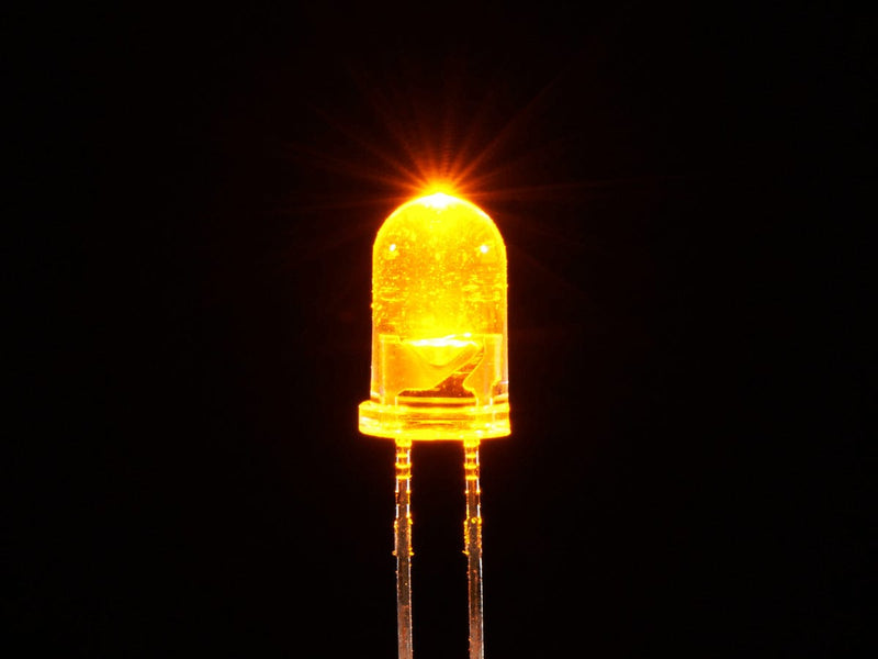 Super Bright Yellow 5mm LED (25 pack) - The Pi Hut