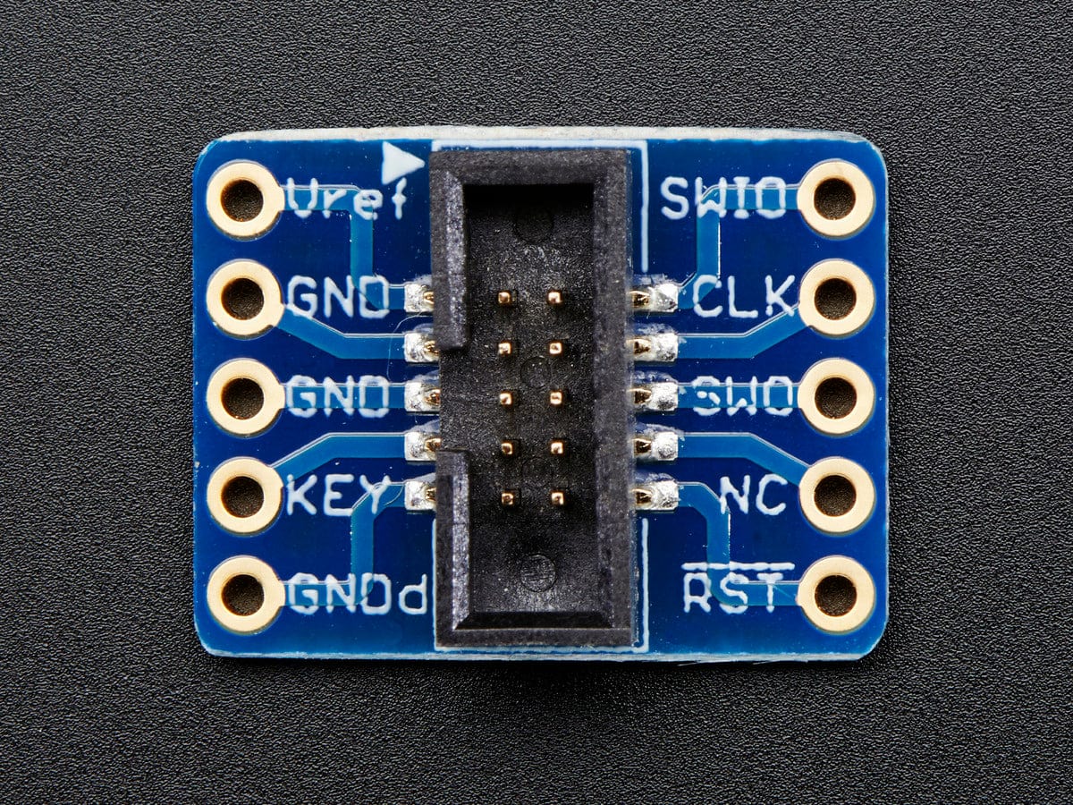 SWD (2x5 1.27mm) Cable Breakout Board - The Pi Hut