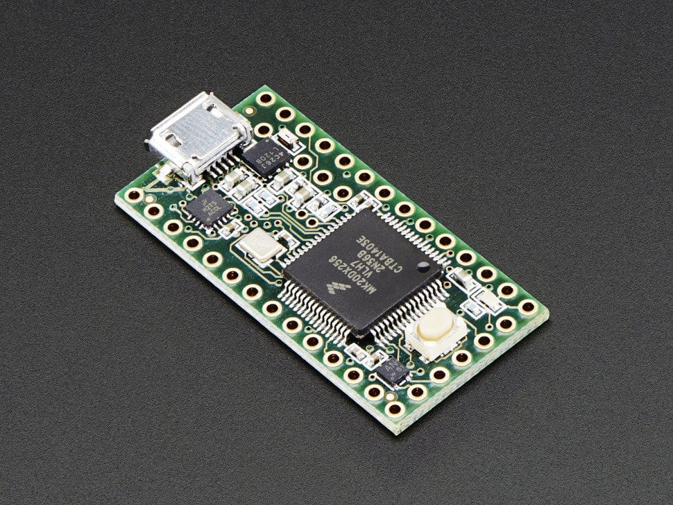 Teensy 3.2 + Header Strip - The Pi Hut