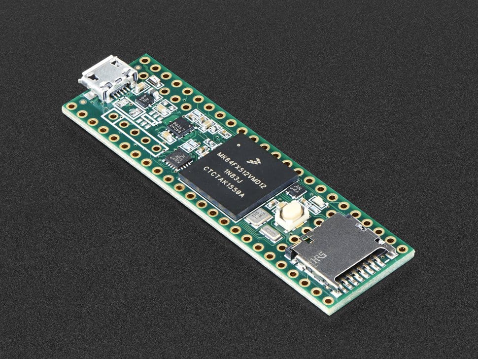 Teensy 3.5 + Header Strip - The Pi Hut