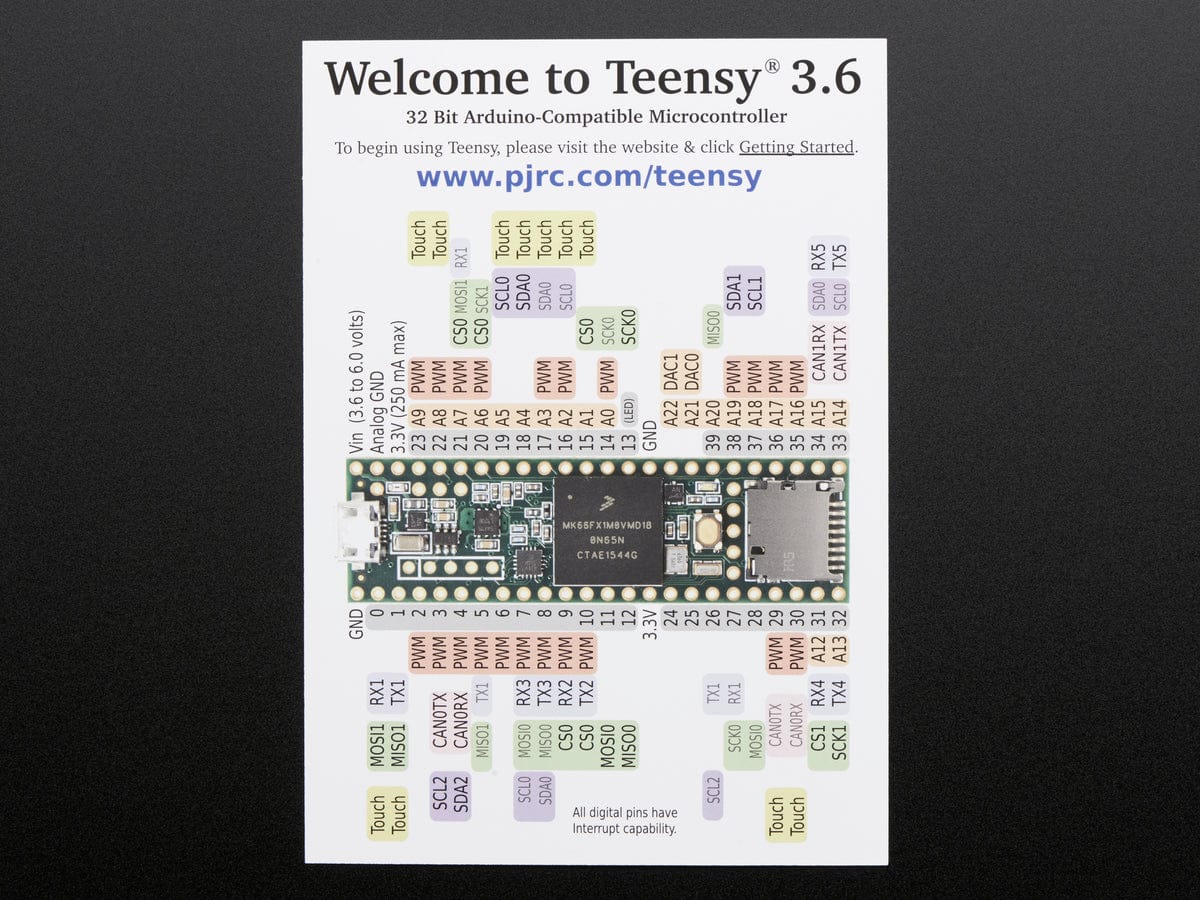 Teensy 3.6 without headers - The Pi Hut