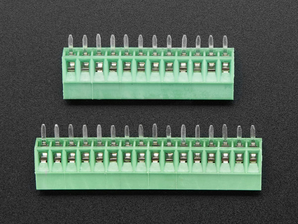Terminal Block kit for Feather - 0.1" Pitch - The Pi Hut