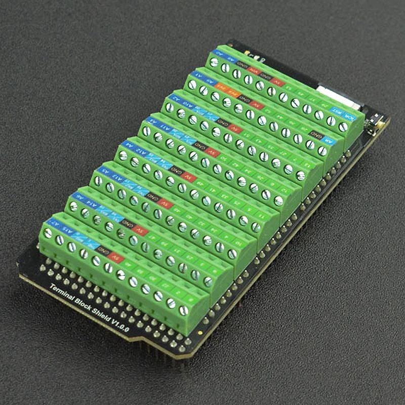 Arduino Micro Terminal Block Terminal Block Shield for Arduino Mega - The Pi Hut