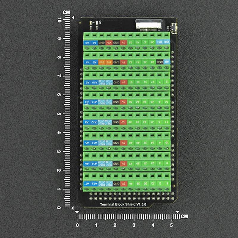 Terminal Block Shield for Arduino Mega - The Pi Hut