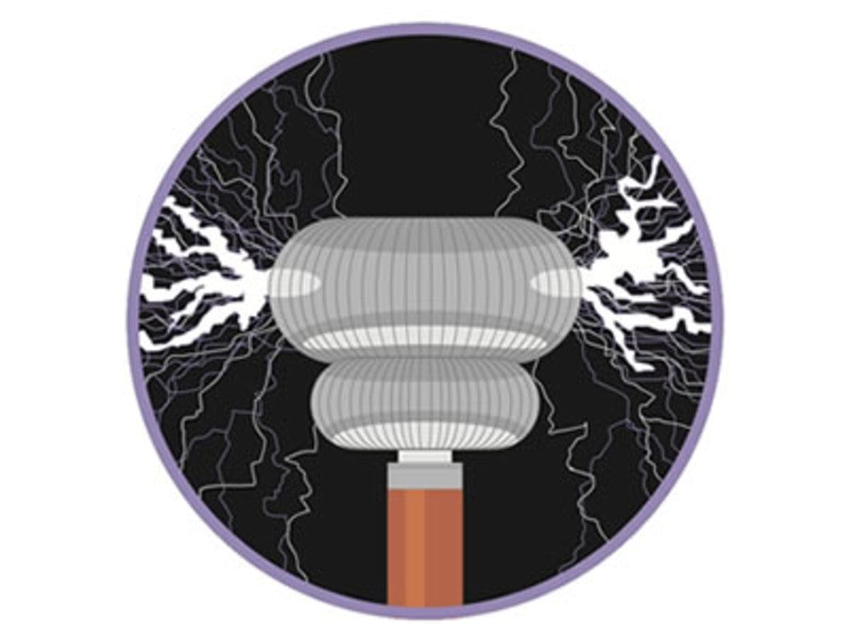 Tesla coil - Sticker! - The Pi Hut