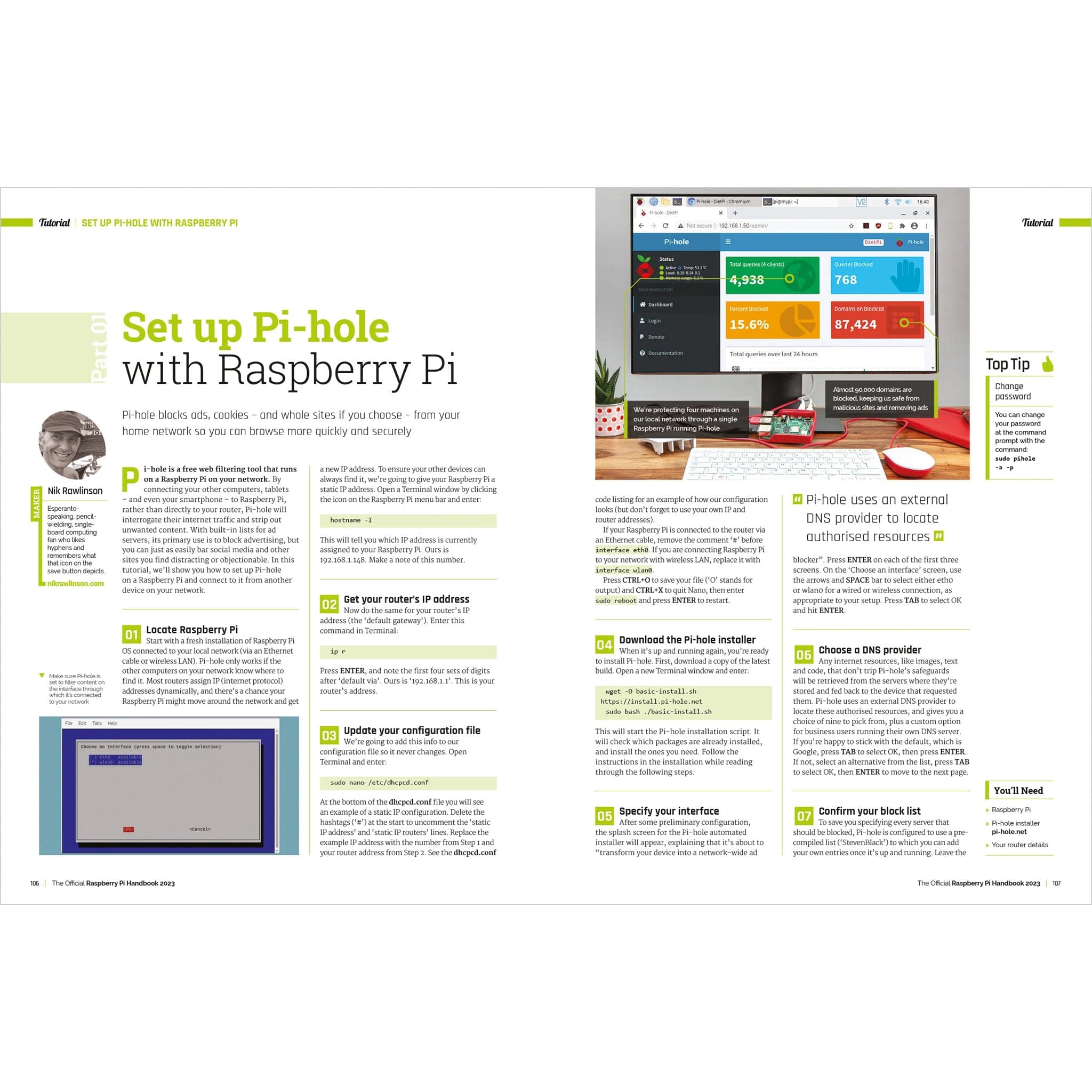 The Official Raspberry Pi Handbook 2023 - The Pi Hut