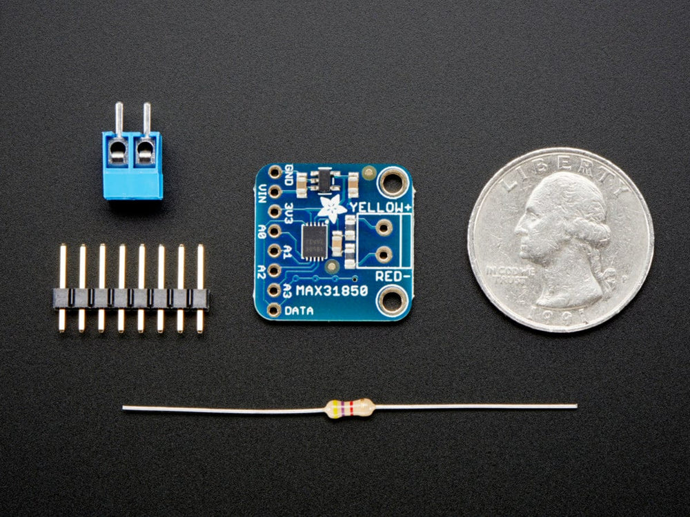 Thermocouple Amplifier with 1-Wire Breakout Board - MAX31850K - The Pi Hut