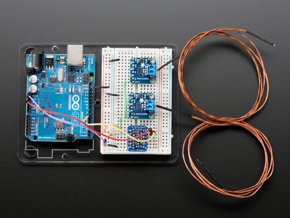 Thermocouple Amplifier with 1-Wire Breakout Board - MAX31850K - The Pi Hut