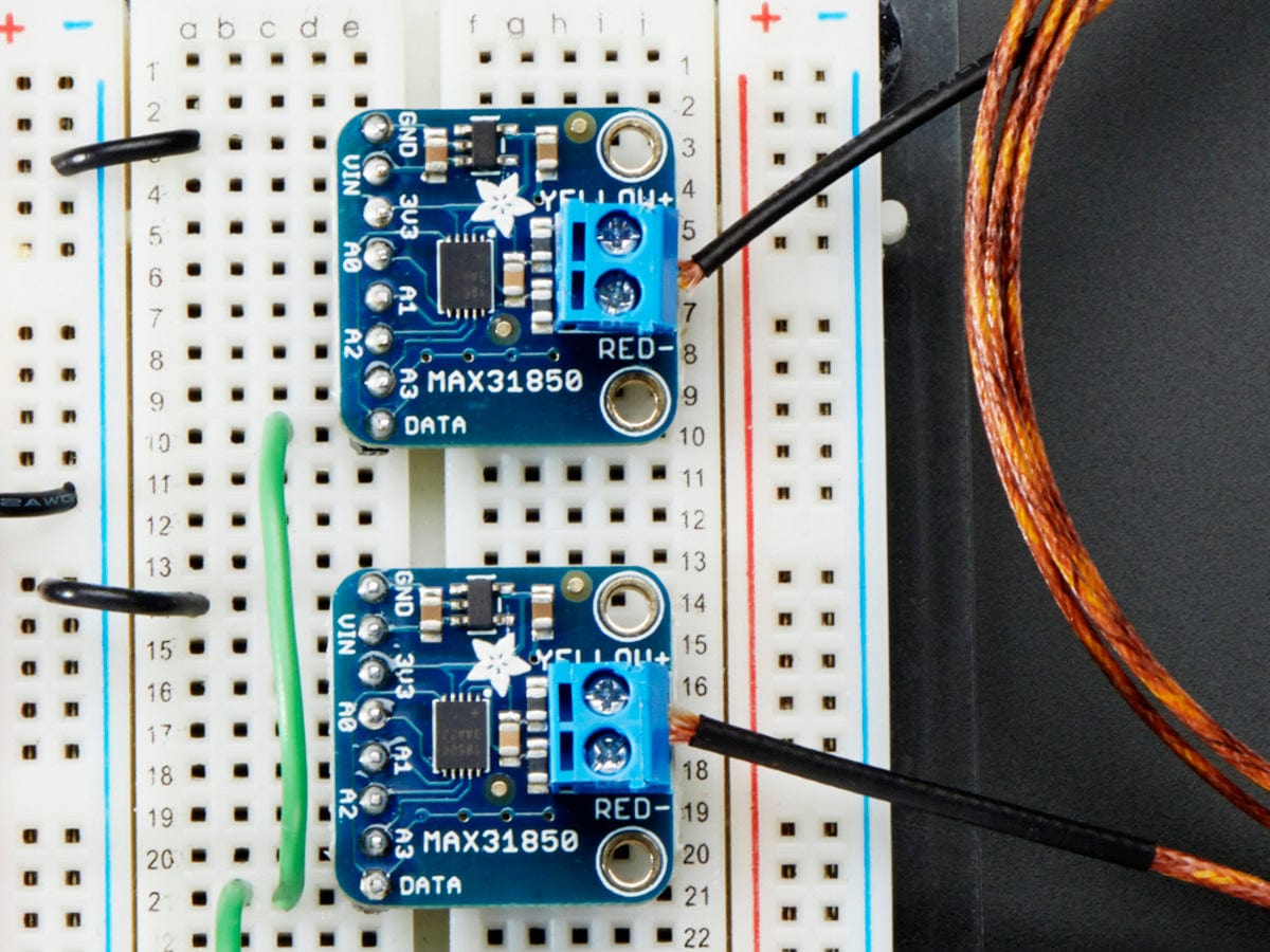 Thermocouple Amplifier with 1-Wire Breakout Board - MAX31850K - The Pi Hut