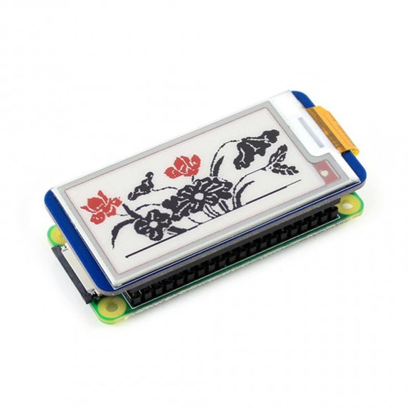 Three-colour 2.13" E-Ink Display pHAT - Red/Black/White - The Pi Hut