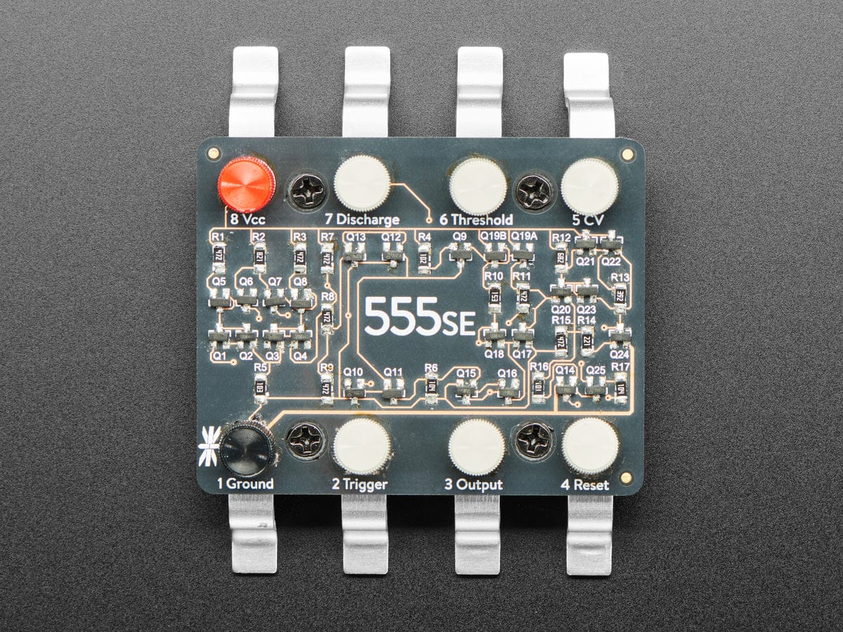 "Three Fives" 555SE Discrete Timer SMT Soldering Kit - The Pi Hut