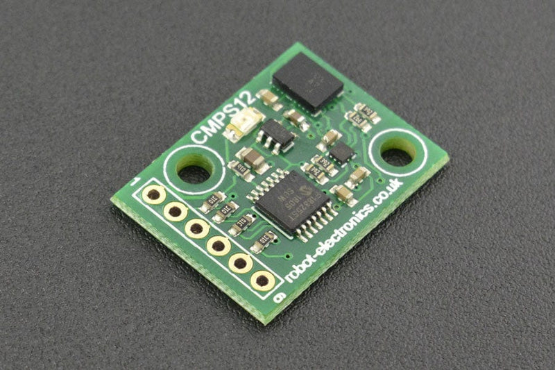 Raspberry Pi Compass Module Tilt Compensated Magnetic Compass (CMPS12) - The Pi Hut