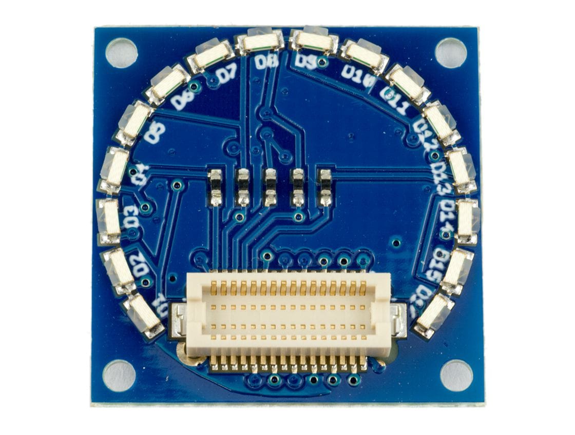 TinyShield 16 Edge LED Board - Amber - The Pi Hut