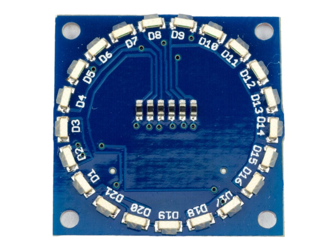 TinyShield Circle Edge LED Board - Amber - The Pi Hut