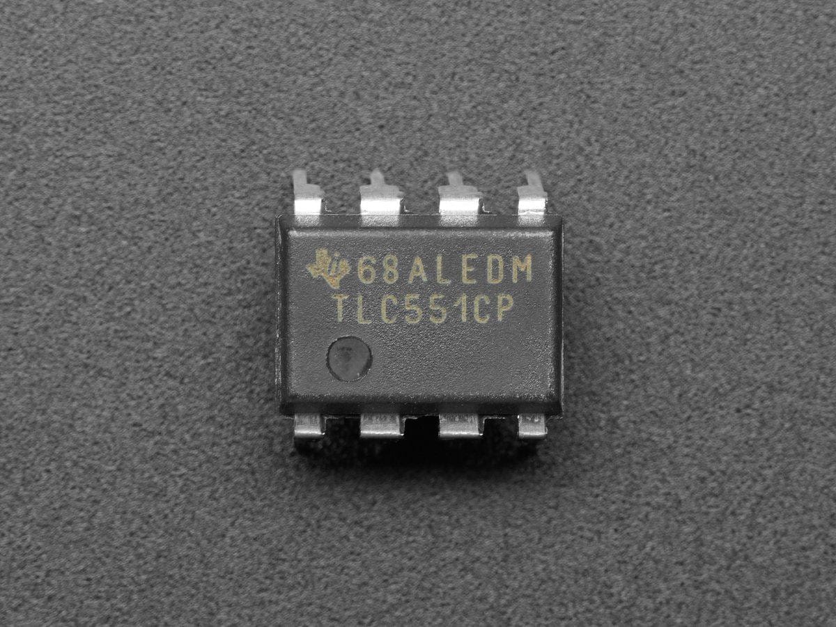 TLC551 IC Timer - CMOS 555 with 1V to 15V power, up to 1.8MHz (TLC551CP) - The Pi Hut