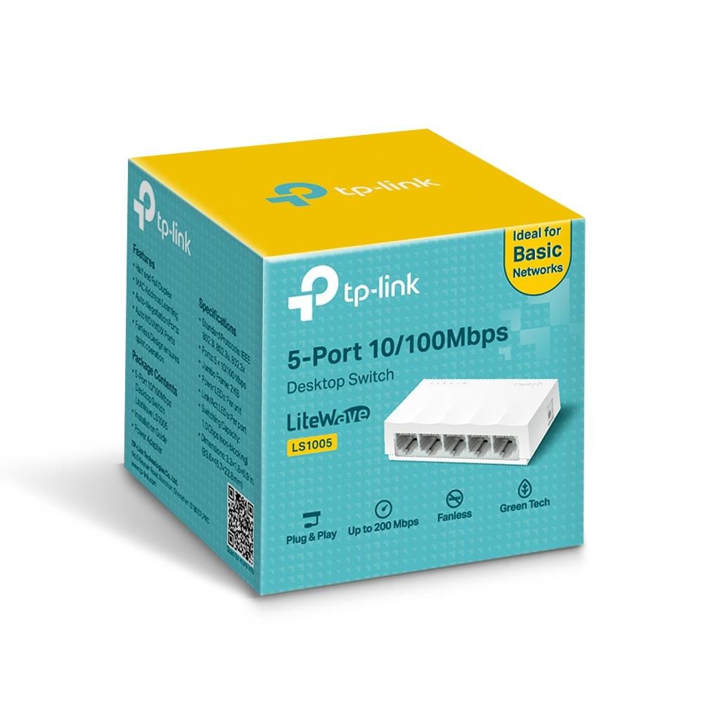 TP-Link 5-Port 10/100Mbps Network Switch - The Pi Hut