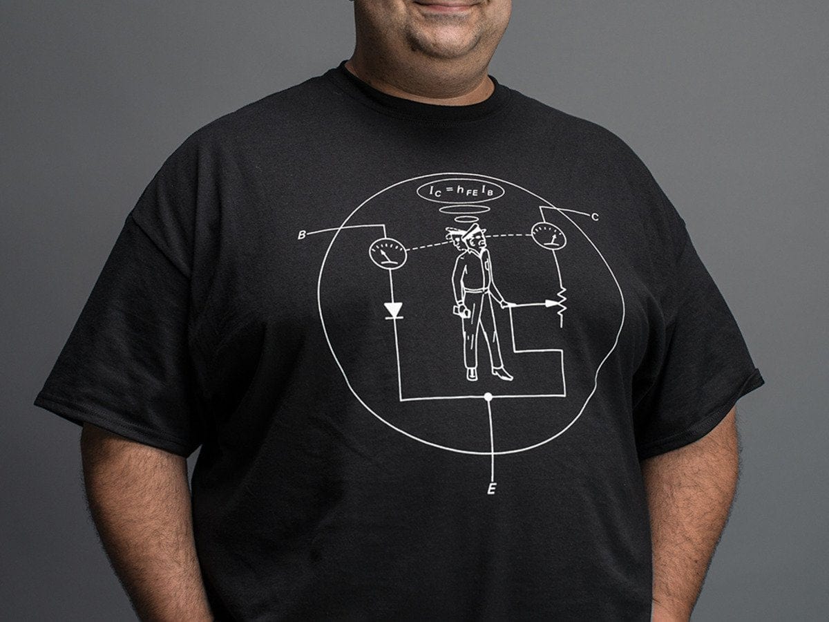 Transistor Man Shirt - Mens 4X-Large - The Pi Hut