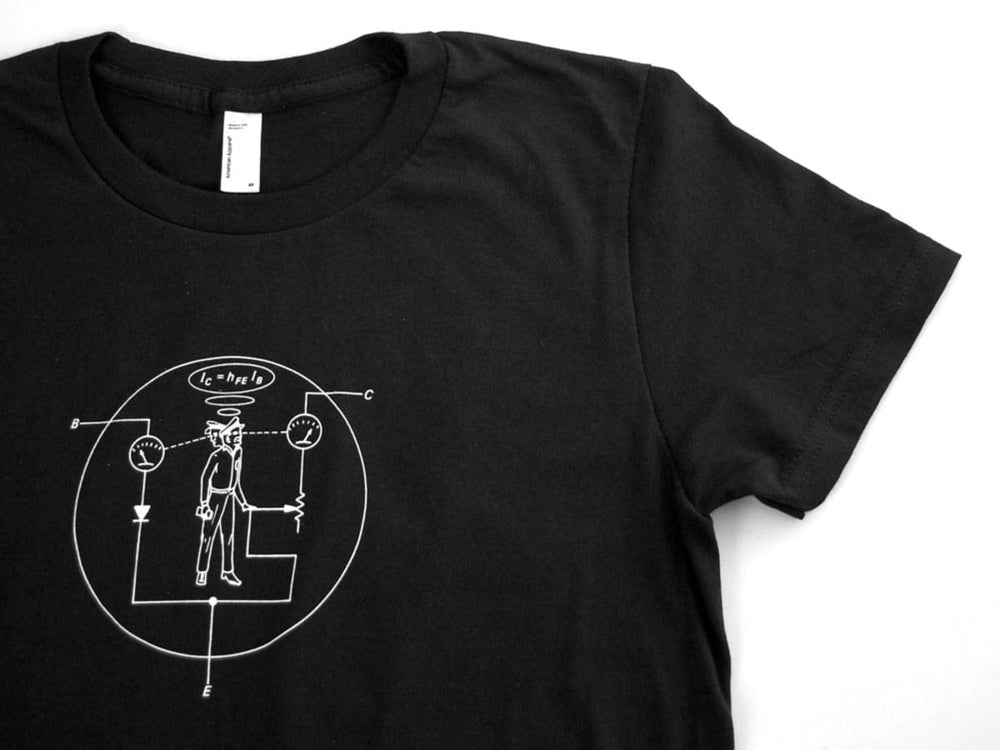 Transistor Man Shirt - Womens Small - The Pi Hut
