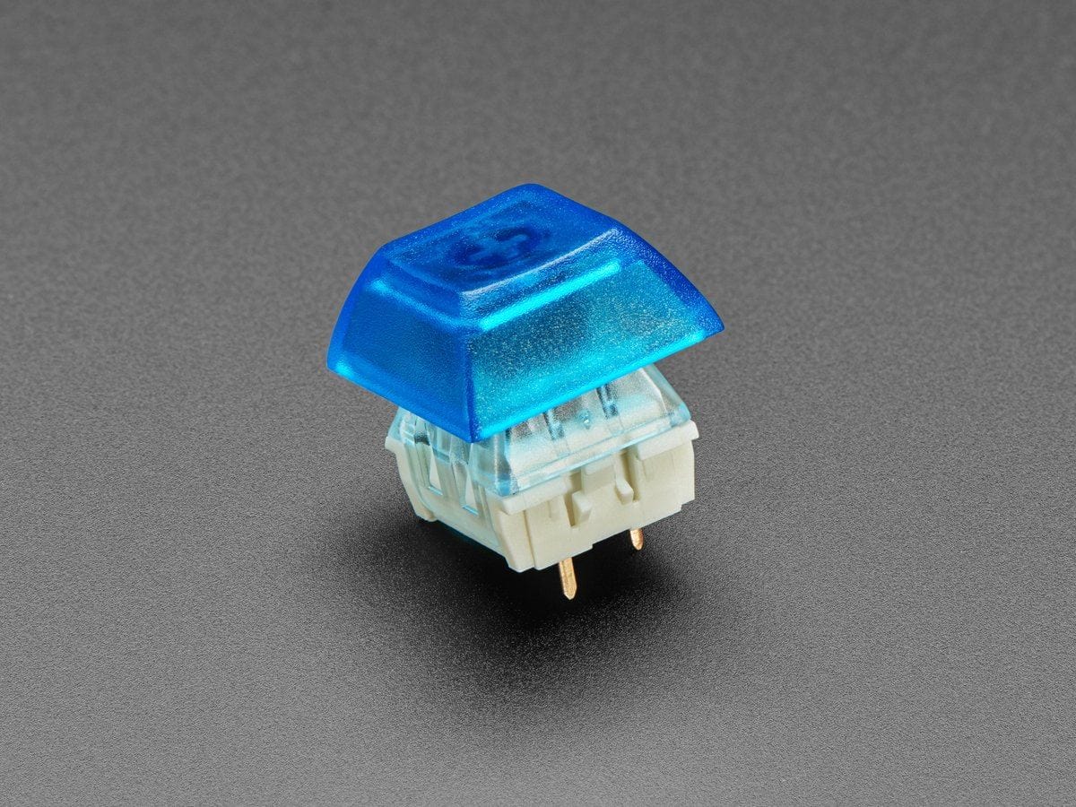 Translucent Blue DSA Keycaps for MX Compatible Switches (10 pack) - The Pi Hut