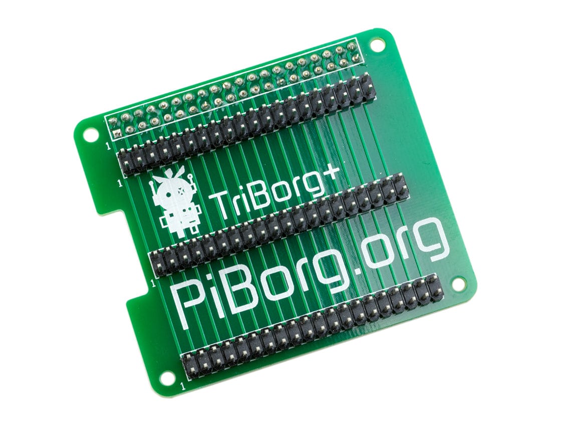 TriBorg Plus - Raspberry Pi GPIO Triplicator (40 Pin), Soldered - The Pi Hut