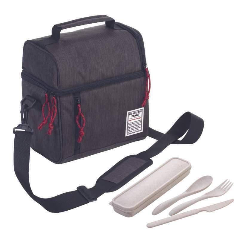 Troika Business Insulated Lunch Cooler with Utensils - The Pi Hut