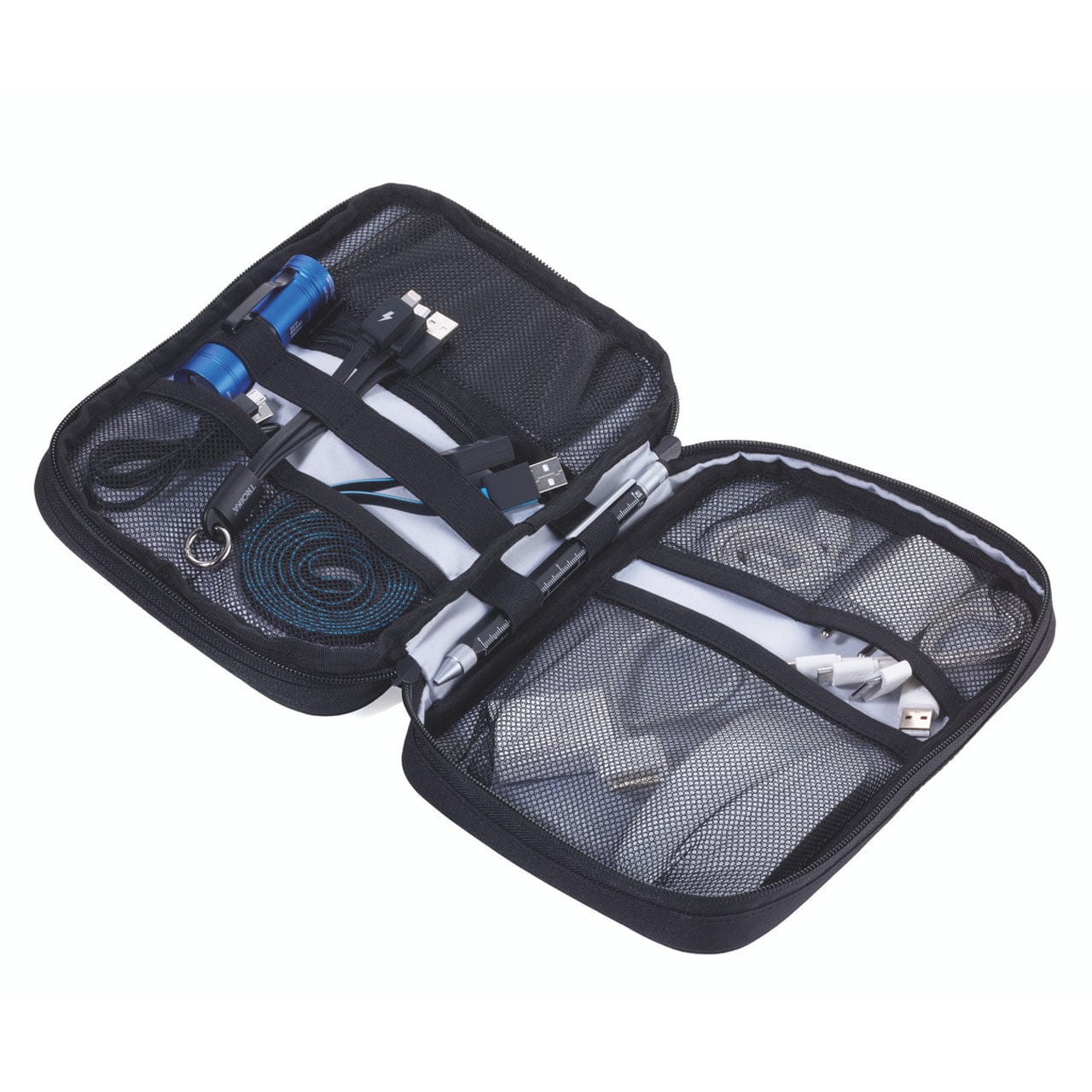 Troika Connected Soft Shell Tech Accessory Organizer - The Pi Hut