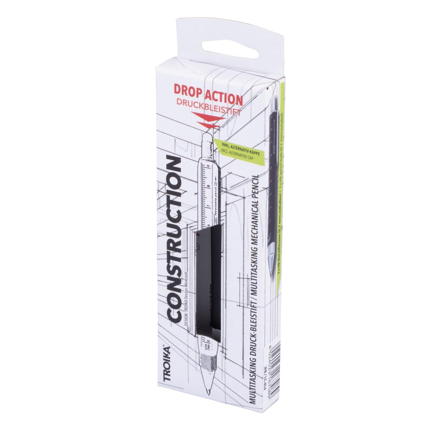 Troika Construction Drop Action Mechanical Pencil - The Pi Hut